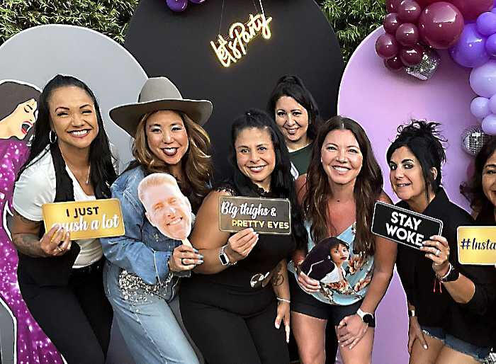 Photo booth for Ladies Night Out by Dulce Recuerdos Photo Booth