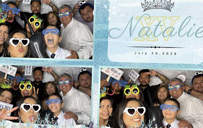 Quinceañeras Photo booth for special events by Dulce Recuerdos Photo Booth